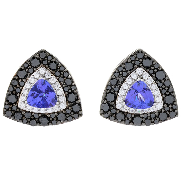 Dallas Prince tanzanite earrings