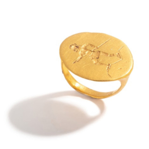 Hindman Greek Gold Ring