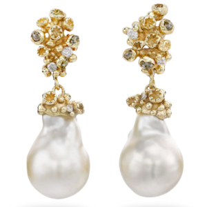 Ruth Tomlinson pearl drop earrings
